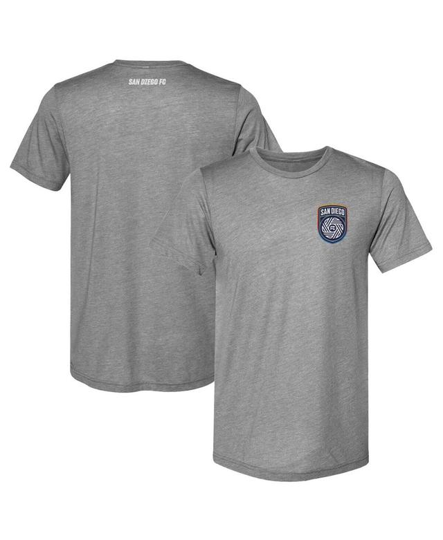 Mens 500 Level Heather Gray San Diego Fc Primary Logo Premium T-shirt Product Image