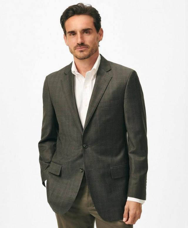 Traditional Fit Checked Sport Coat in Wool Product Image