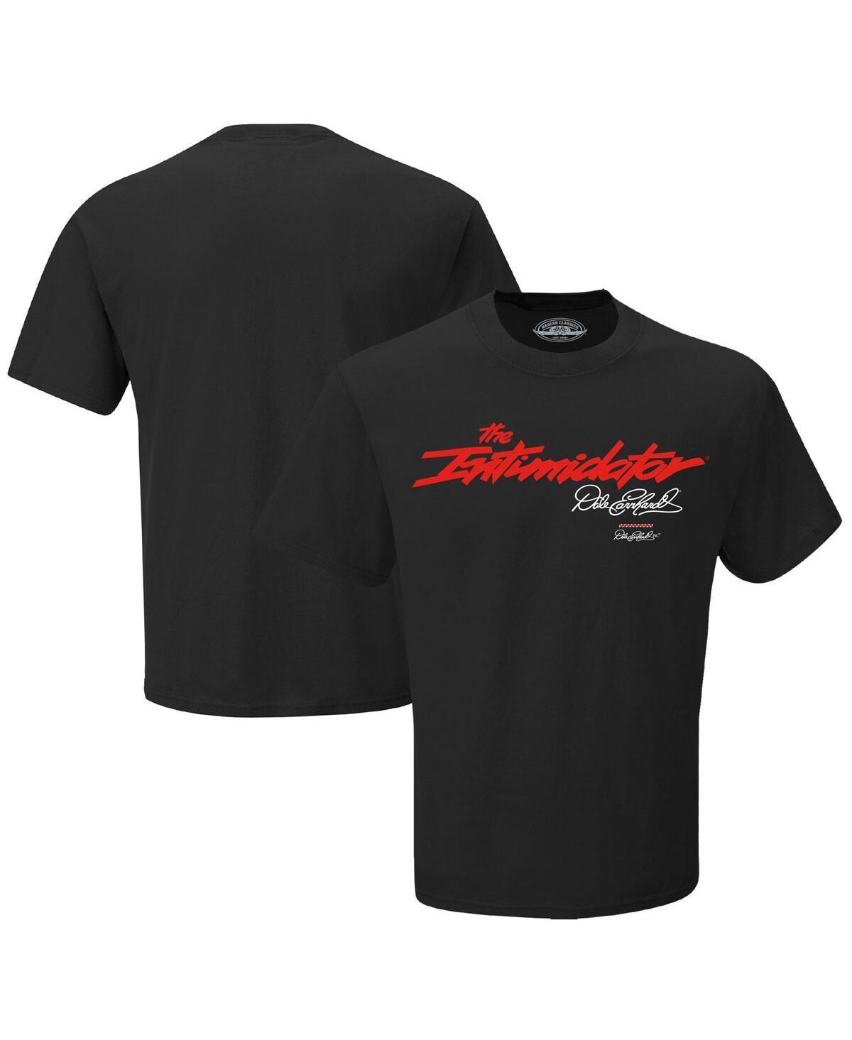 Mens Checkered Flag Sports Black Dale Earnhardt The Intimidator T-shirt Product Image