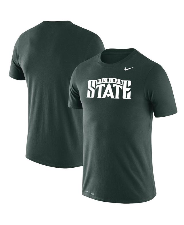 Mens Nike Green Michigan State Spartans School Logo Legend Performance T-shirt Product Image