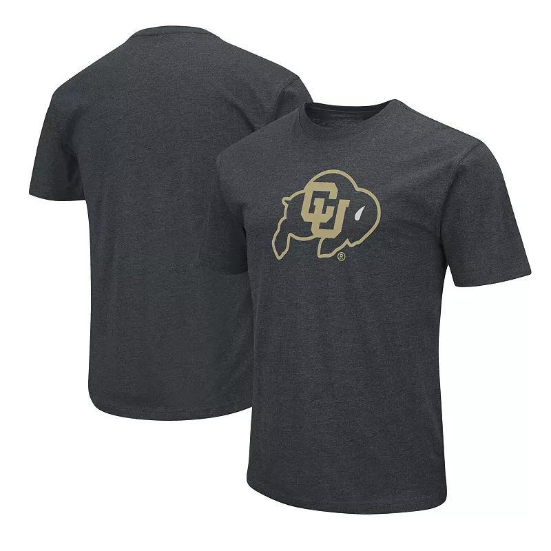 Mens Colosseum Heather Black Colorado Buffaloes Primary Logo T-Shirt Product Image