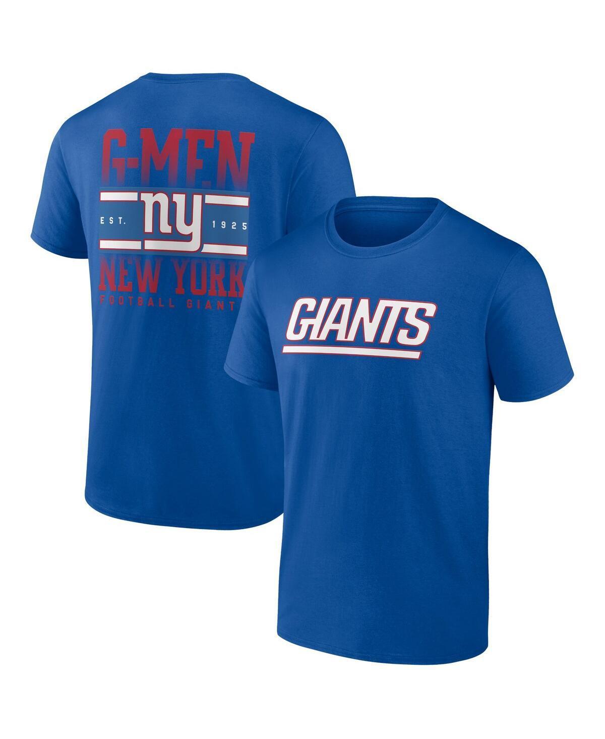 Mens Profile Royal New York Giants Big & Tall Two-Sided T-Shirt Product Image