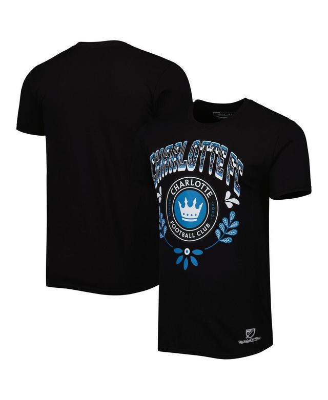 Mens Mitchell & Ness Black Charlotte Fc Serape T-shirt Product Image