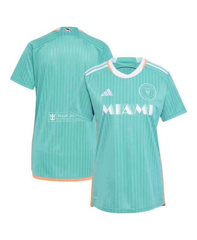 Adidas Womens Aqua Inter Miami Cf 2024 Archive Replica Jersey - Aqua Product Image