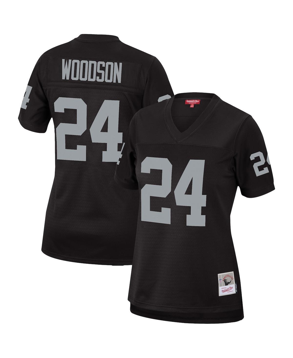 Womens Mitchell & Ness Charles Woodson Black Las Vegas Raiders Legacy Replica Team Jersey Product Image