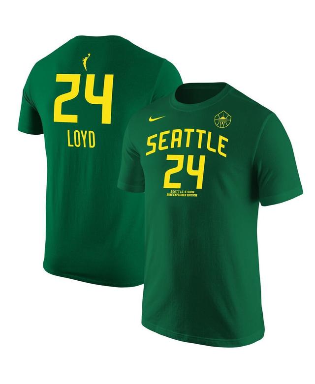 Mens Jewell Loyd Green Seattle Storm Explorer Edition Name and Number T-shirt Product Image