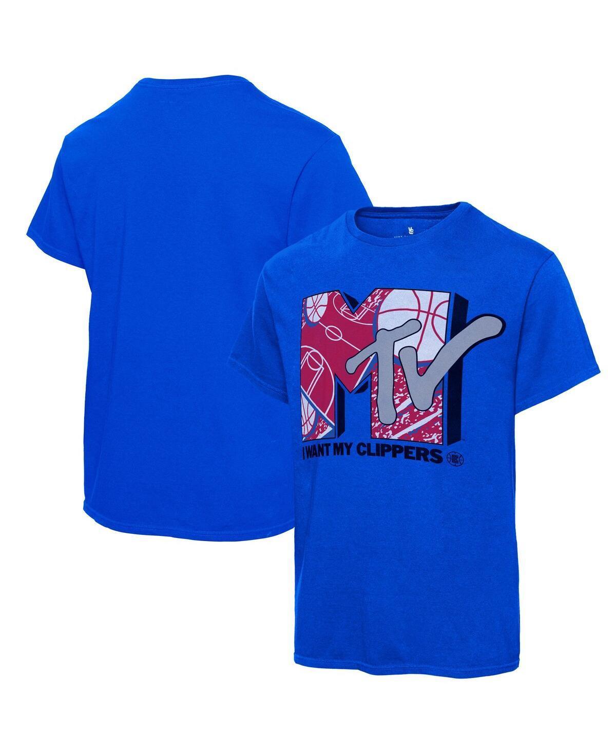 Mens Junk Food Royal Philadelphia 76ers NBA x MTV I Want My T-Shirt Product Image