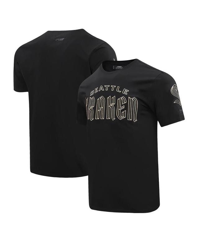 Mens Pro Standard Black Seattle Kraken Wordmark T-shirt Product Image