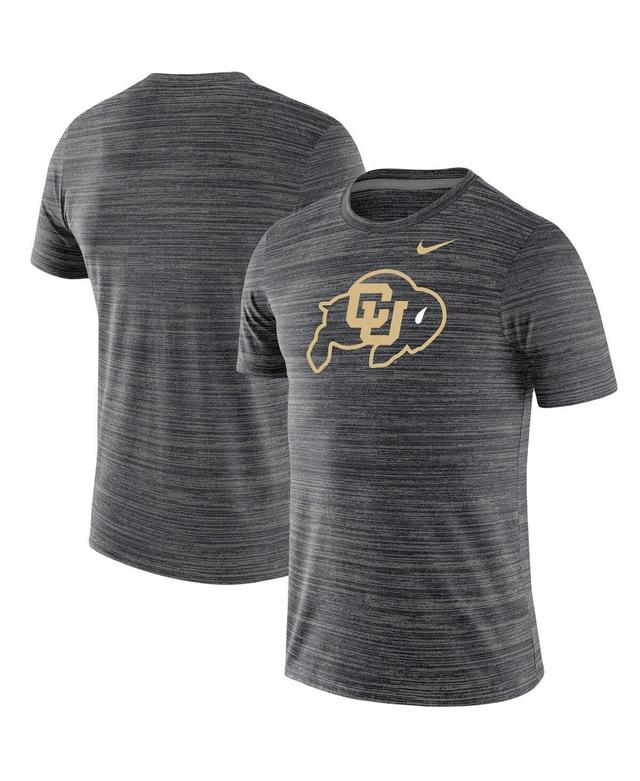 Mens Nike Black Colorado Buffaloes Team Logo Velocity Legend Performance T-Shirt Product Image