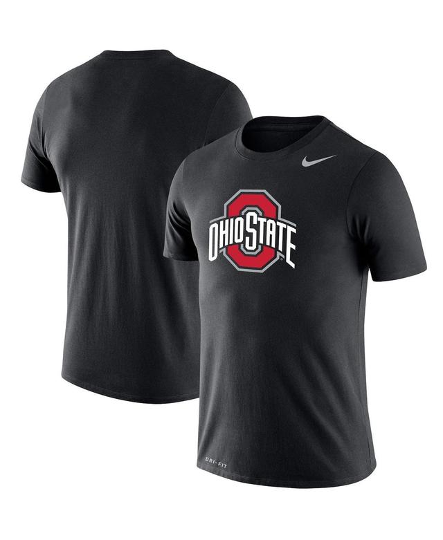 Mens Nike Scarlet Ohio State Buckeyes Big and Tall Legend Primary Logo Performance T-shirt Product Image