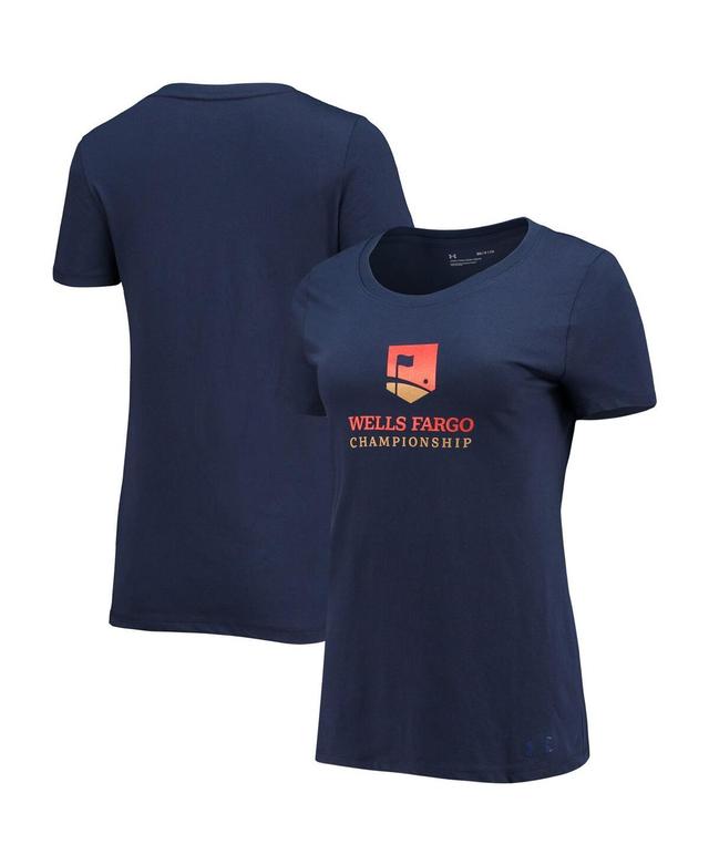 Womens Under Armour Navy Wells Fargo Championship T-shirt Product Image