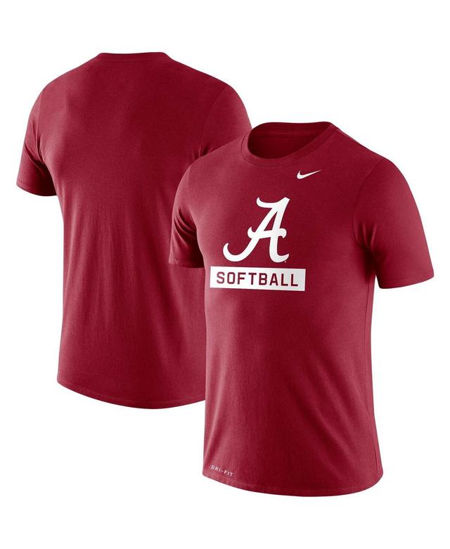 Mens Nike Crimson Alabama Crimson Tide Softball Drop Legend Performance T-shirt Product Image