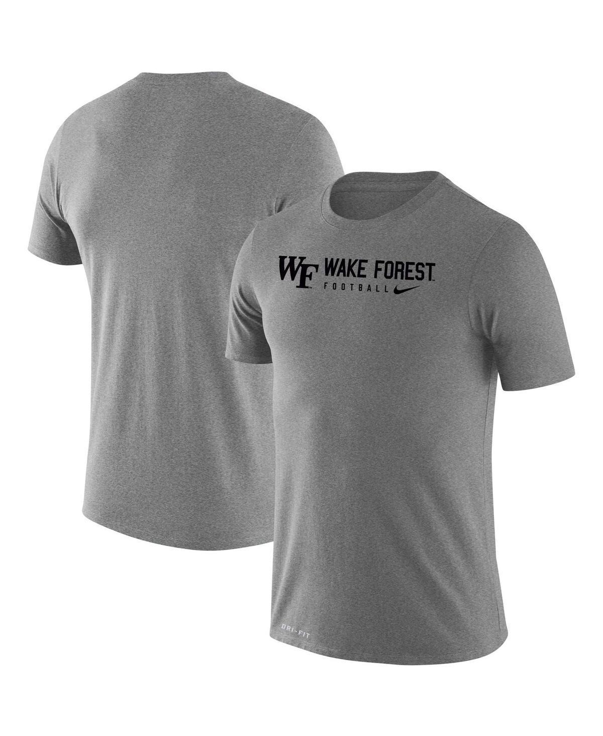 Mens Nike Heather Gray Wake Forest Demon Deacons Changeover LegendPerformance T-Shirt Product Image