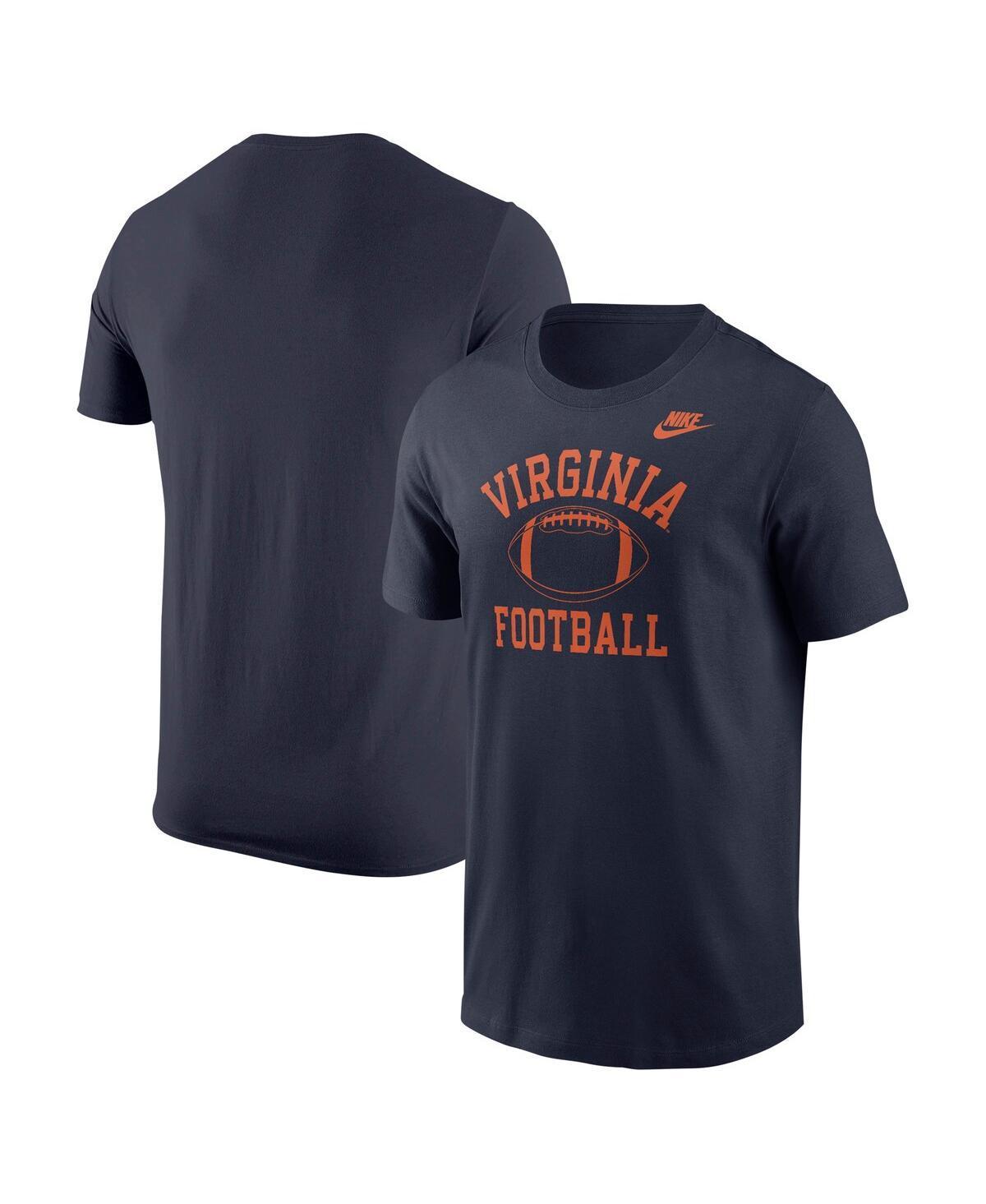 Nike Mens Navy Virginia Cavaliers Vintage Football Core T-Shirt Product Image