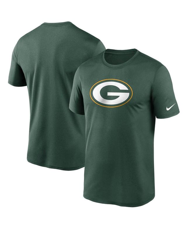 Mens Nike Green Green Bay Packers Logo Essential Legend Performance T-shirt Product Image