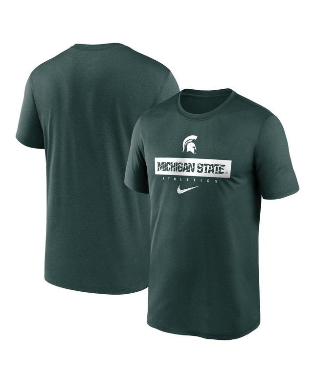 Nike Mens Green Michigan State Spartans 2024 Sideline Legend Performance T-Shirt Product Image