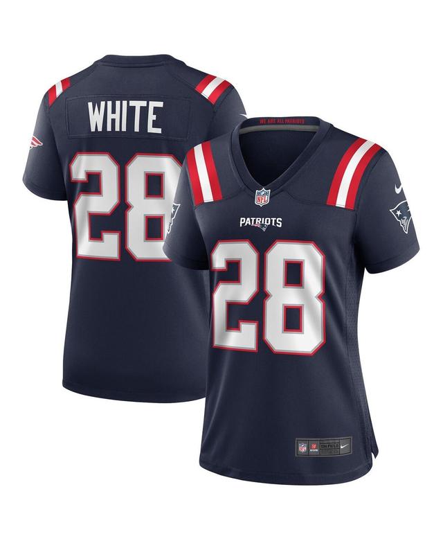 Womens Nike James White Navy New England Patriots Game Jersey - Navy Product Image