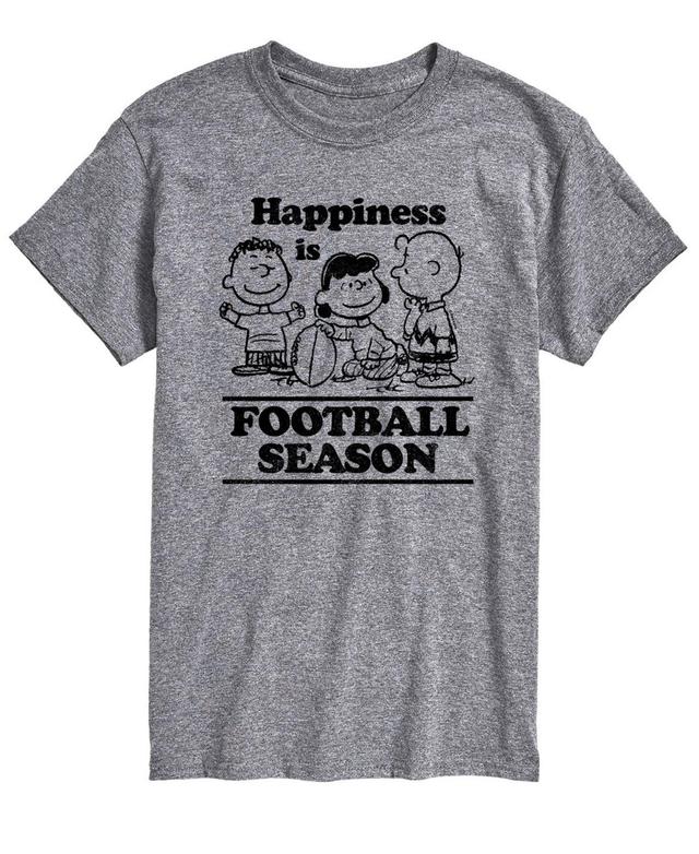 Airwaves Mens Short Sleeve Peanuts Football Season T-shirt Product Image