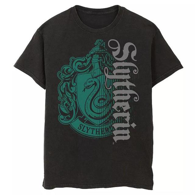 Mens Harry Potter Slytherin Dark Badge Logo Tee Product Image