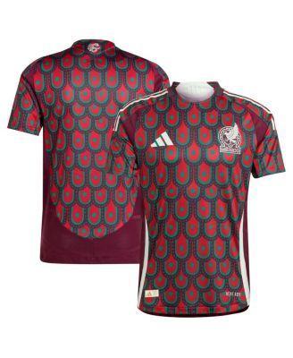 Adidas Mens Mexico National Team 2024 Authentic Jersey - Burgundy Product Image