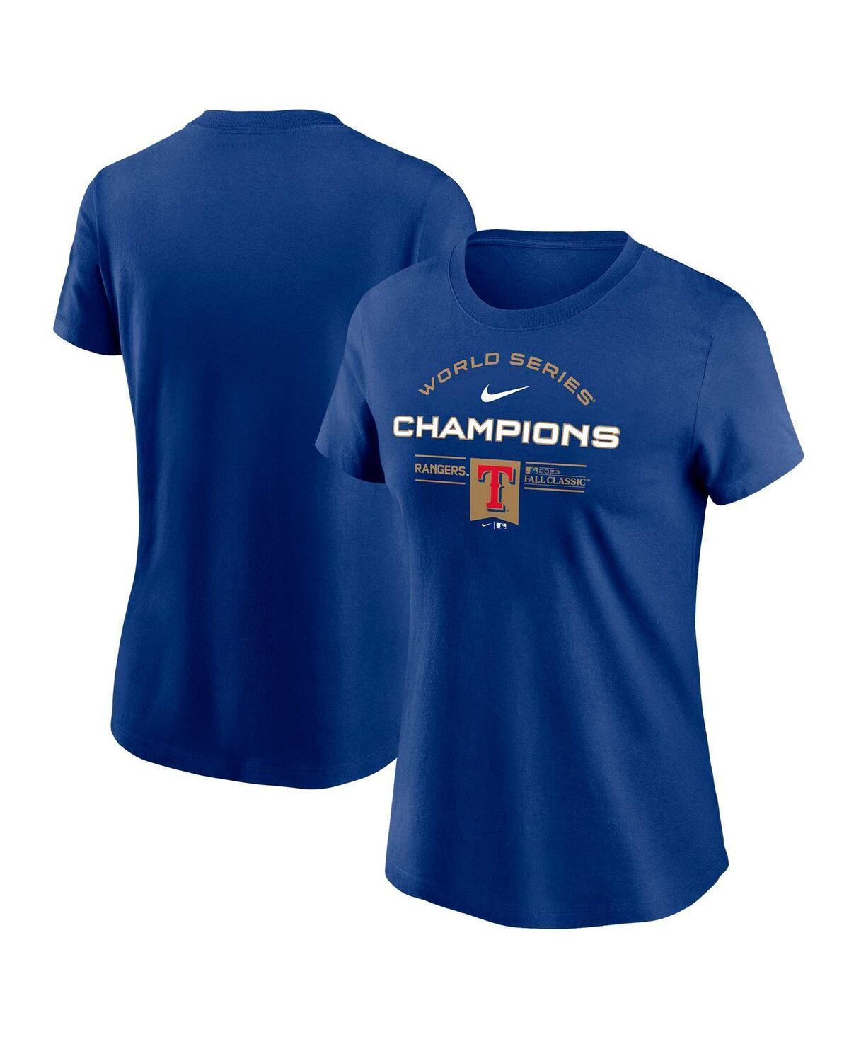 Womens Nike Black Texas Rangers 2023 World Series Champions Lockup T-shirt Product Image