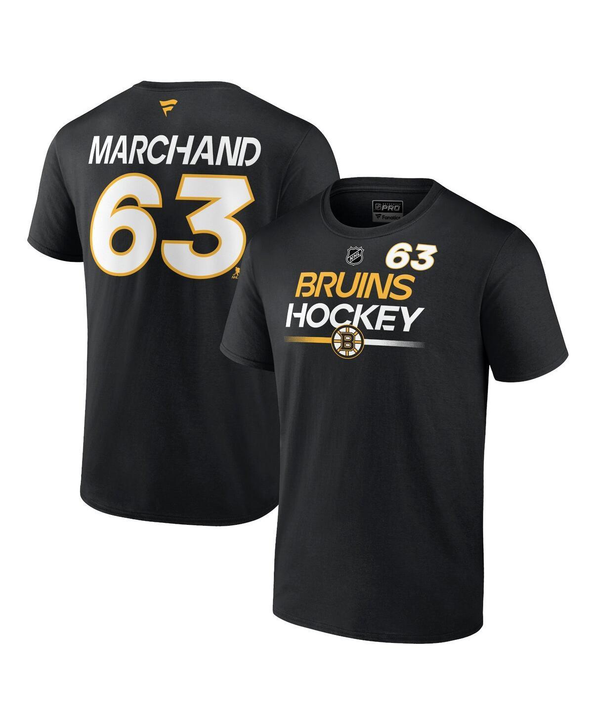 Mens Fanatics Branded Trevor Zegras Black Anaheim Ducks Authentic Pro Prime Name & Number T-Shirt Product Image