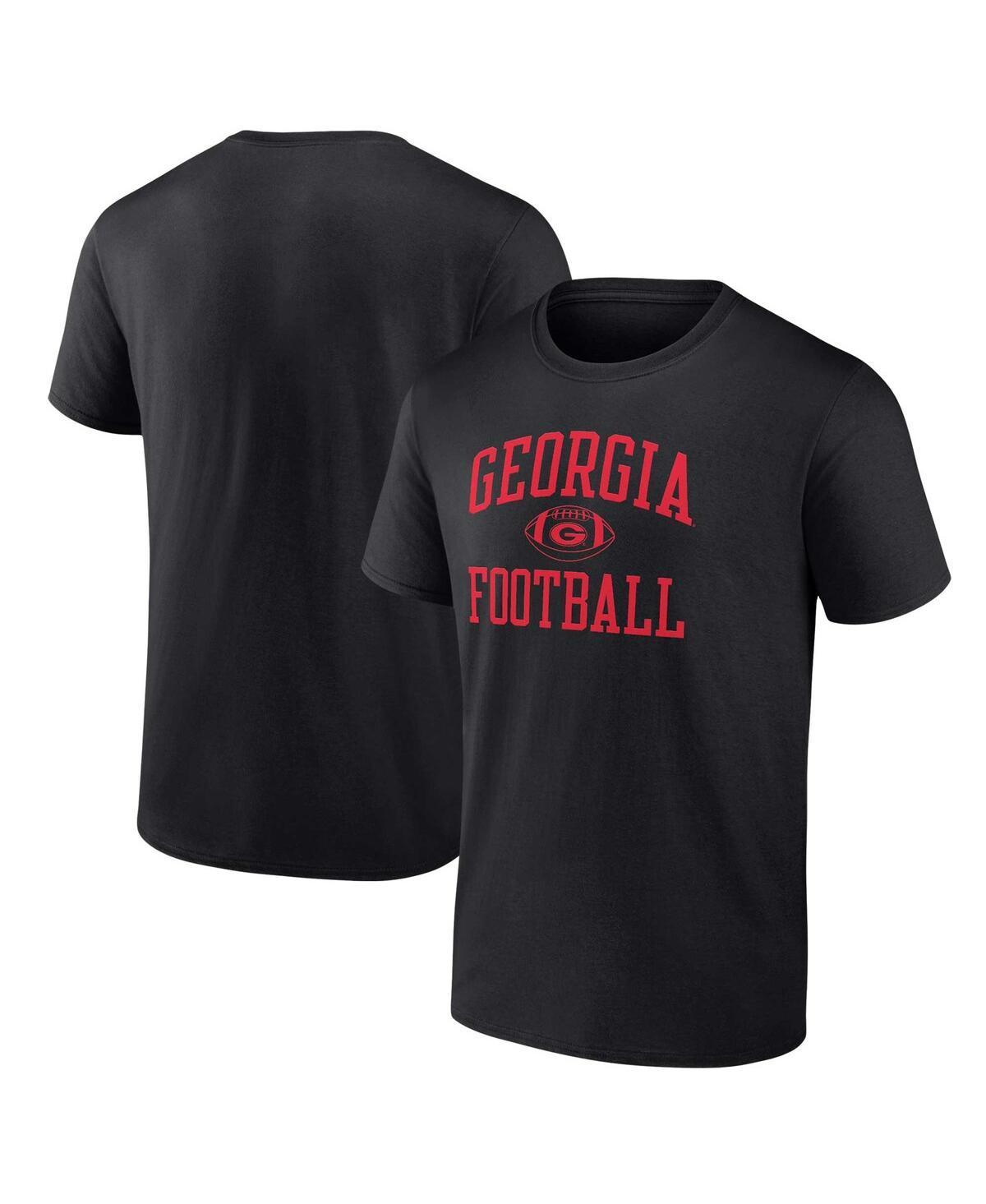 Mens Fanatics Black Georgia Bulldogs First Sprint T-shirt Product Image