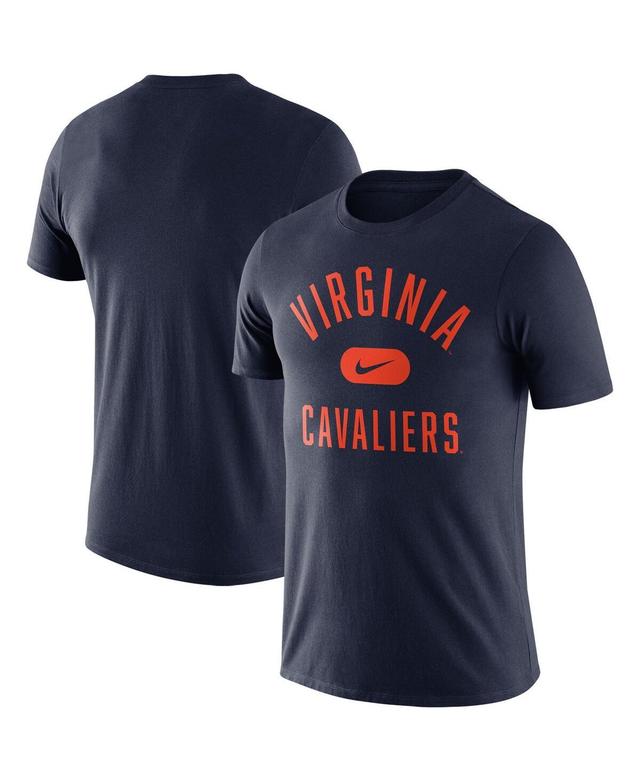 Mens Navy Virginia Cavaliers Team Arch T-shirt Product Image