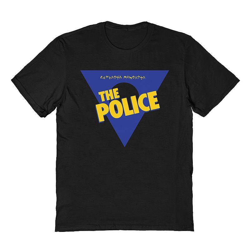 Mens The Police Tee Black Product Image