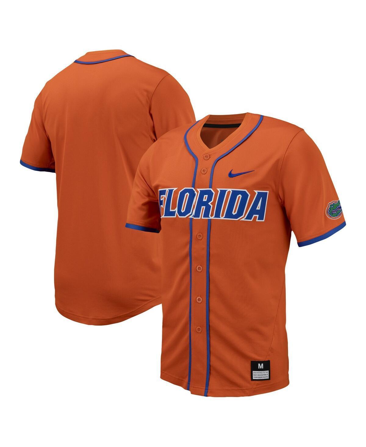 Mens Nike Florida Gators Replica Full-Button Baseball Jersey Product Image