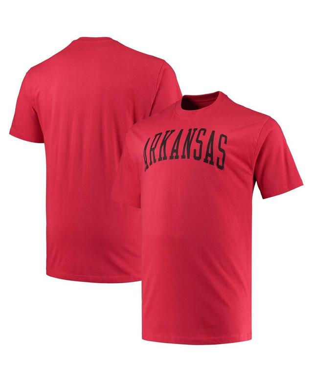 Mens Champion Cardinal Arkansas Razorbacks Big and Tall Arch Team Logo T-shirt Product Image