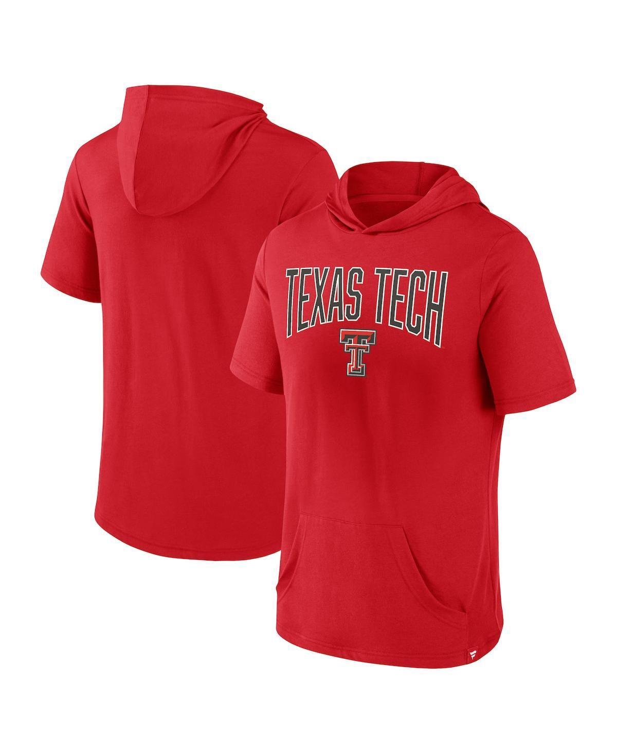 Mens Fanatics Branded Texas Tech Raiders Outline Lower Arch Hoodie T-Shirt Product Image