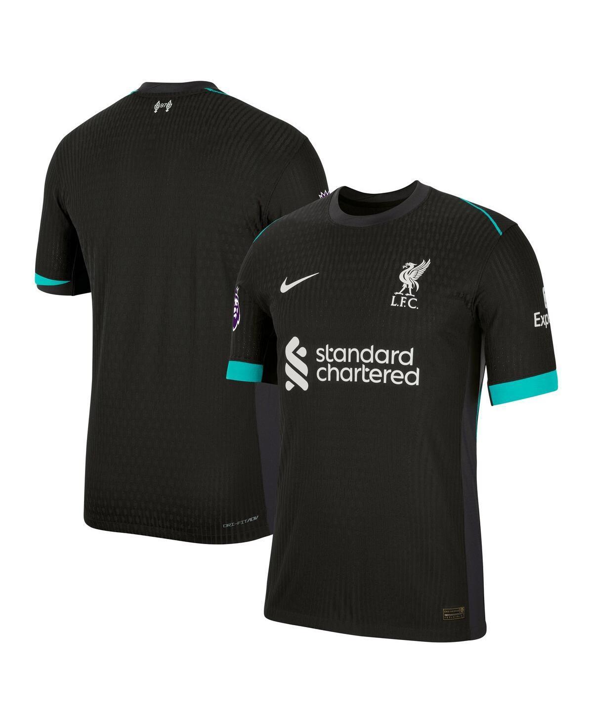 Nike Mens Forest Green Liverpool 2024/25 Away Authentic Blank Patch Jersey - Forest Green Product Image