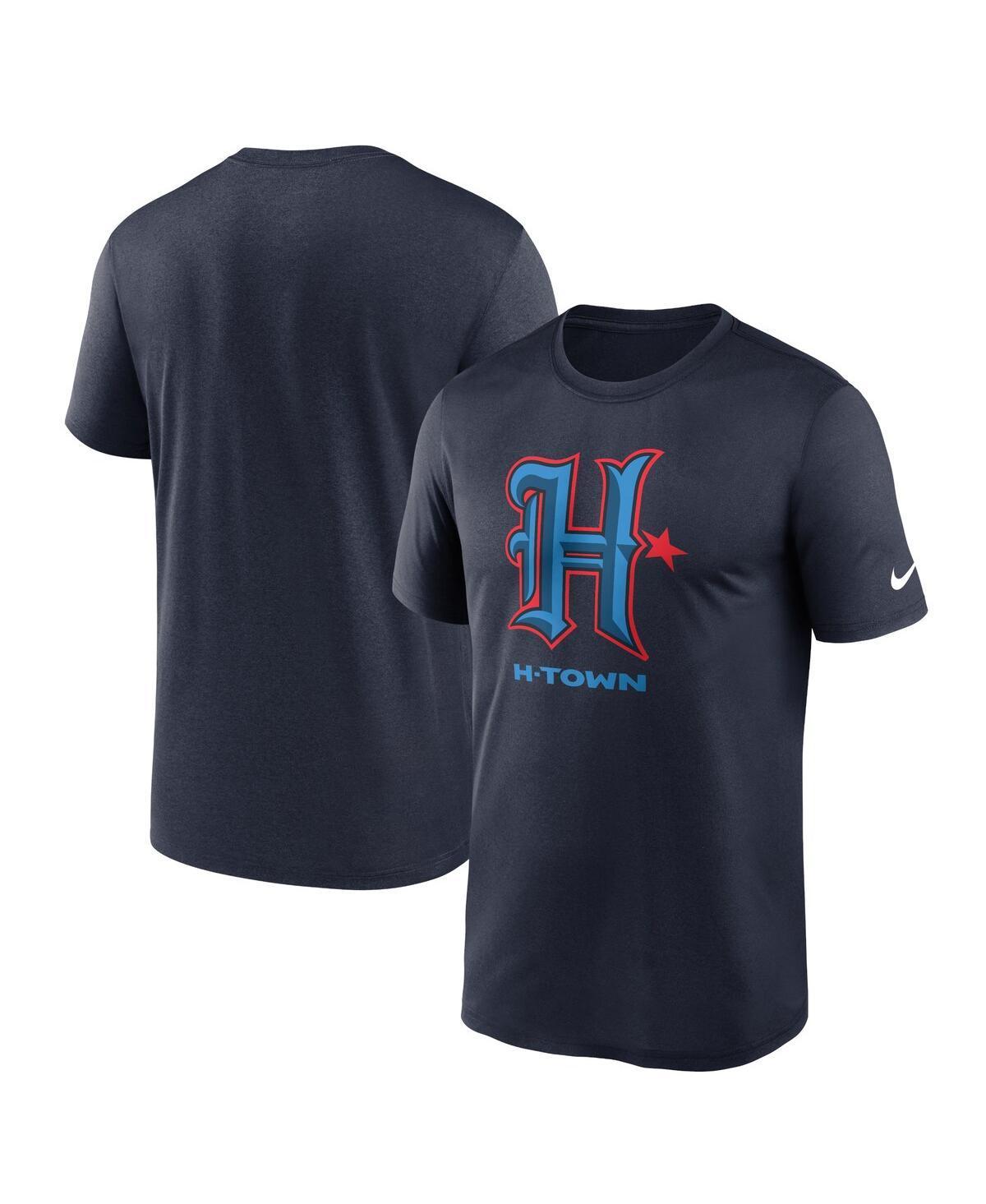 Nike Mens Navy Houston Texans Logo Legend T-Shirt Product Image