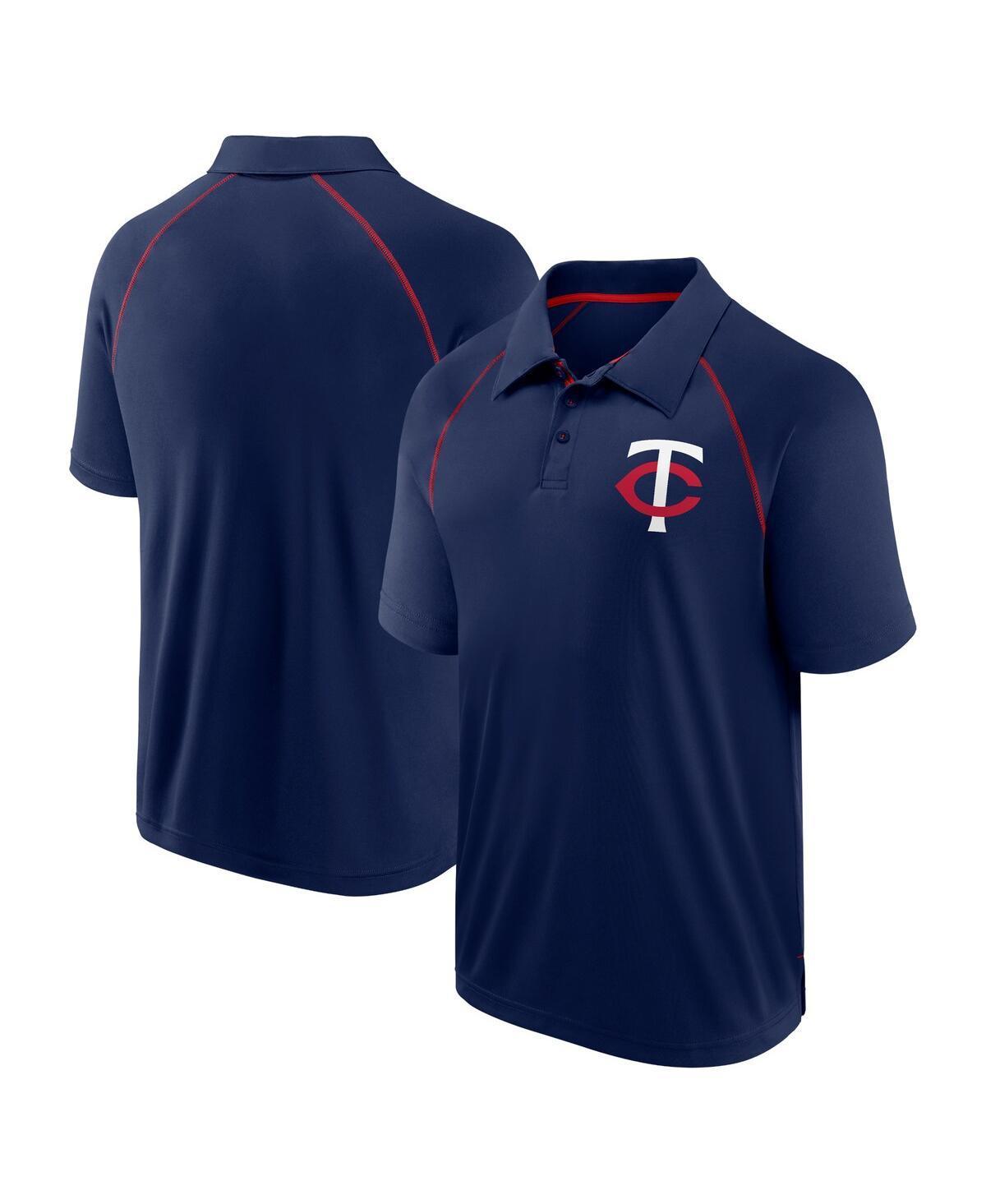 Mens Fanatics Minnesota Twins Strong Alone Raglan Polo Blue Product Image