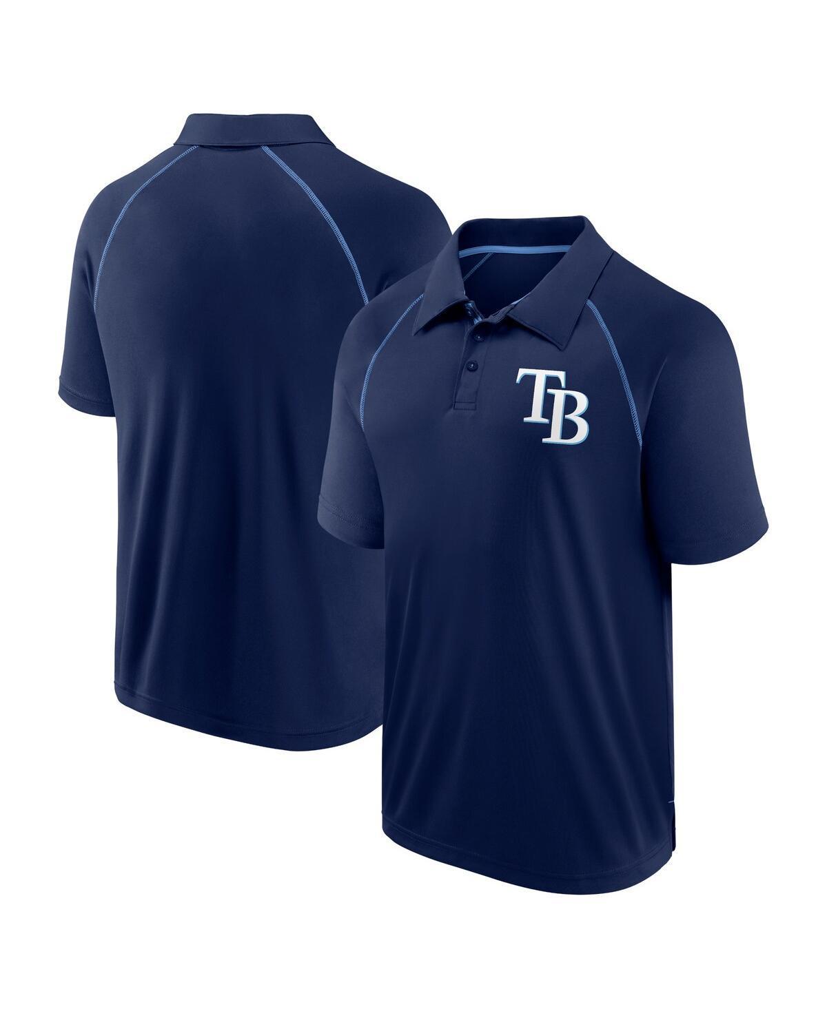 Mens Fanatics Tampa Bay Rays Strong Alone Raglan Polo Blue Product Image