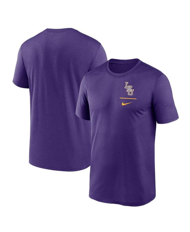 Nike Mens Purple Lsu Tigers Lockup Legend T-Shirt Product Image