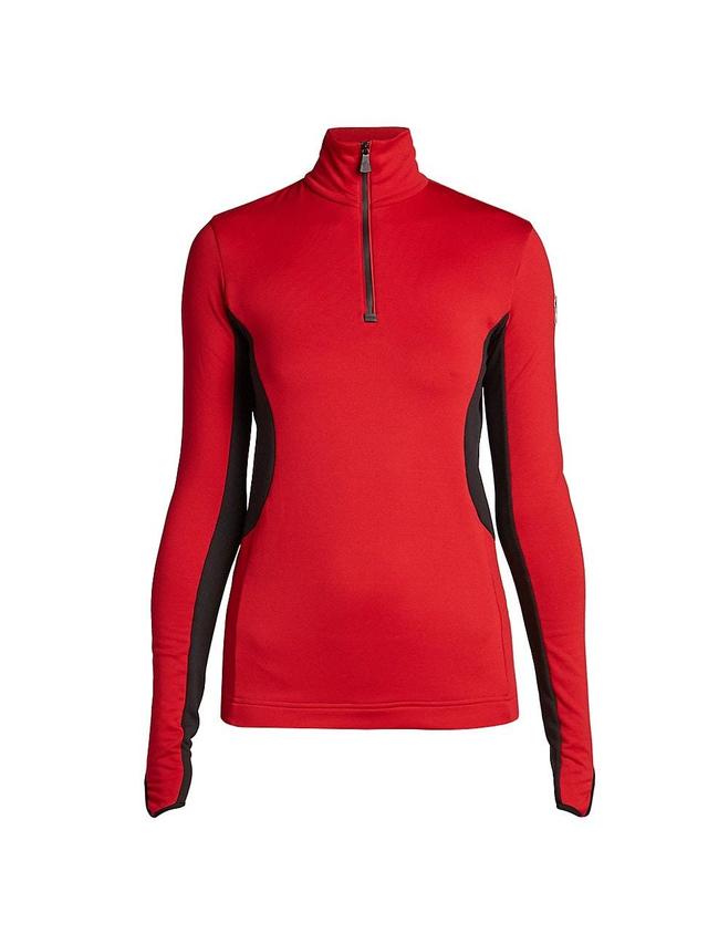 Womens Quarter-Zip Top Product Image