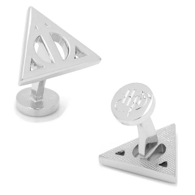 Mens Cuff Links, Inc. Harry Potter Deathly Hallows -Tone Cuff Links Product Image