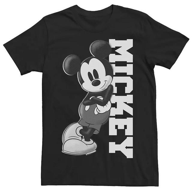 Disneys Mickey Mouse Mens Leaning on Name Tee Product Image