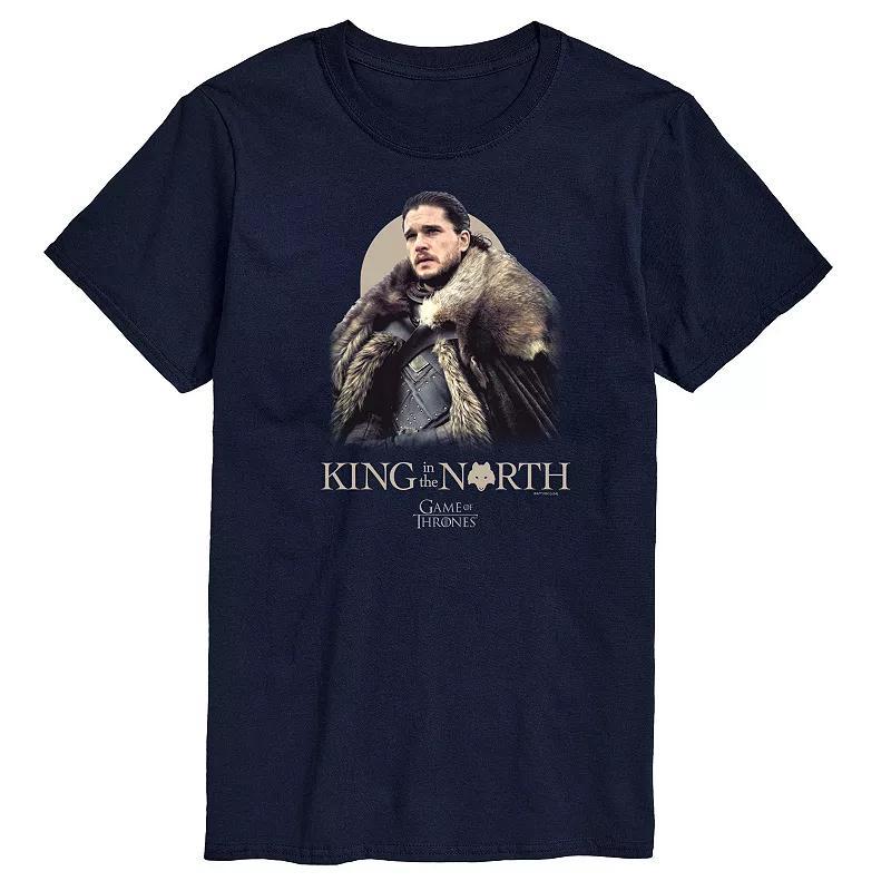 Mens Game Of Thrones King In The North Graphic Tee Product Image