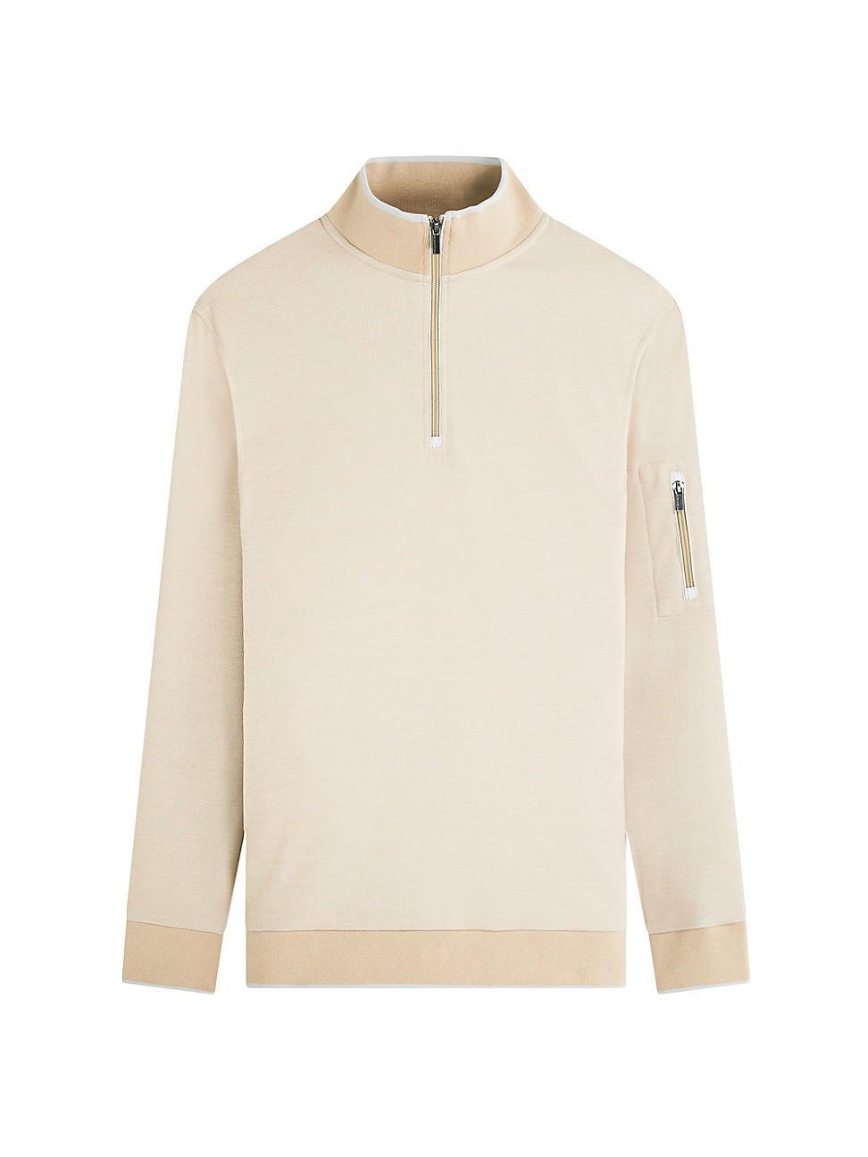 Bugatchi Quarter Zip Pullover Product Image