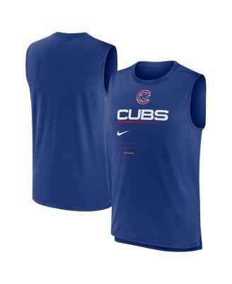 Mens Nike Royal Chicago Cubs Exceed Performance Tank Top Product Image