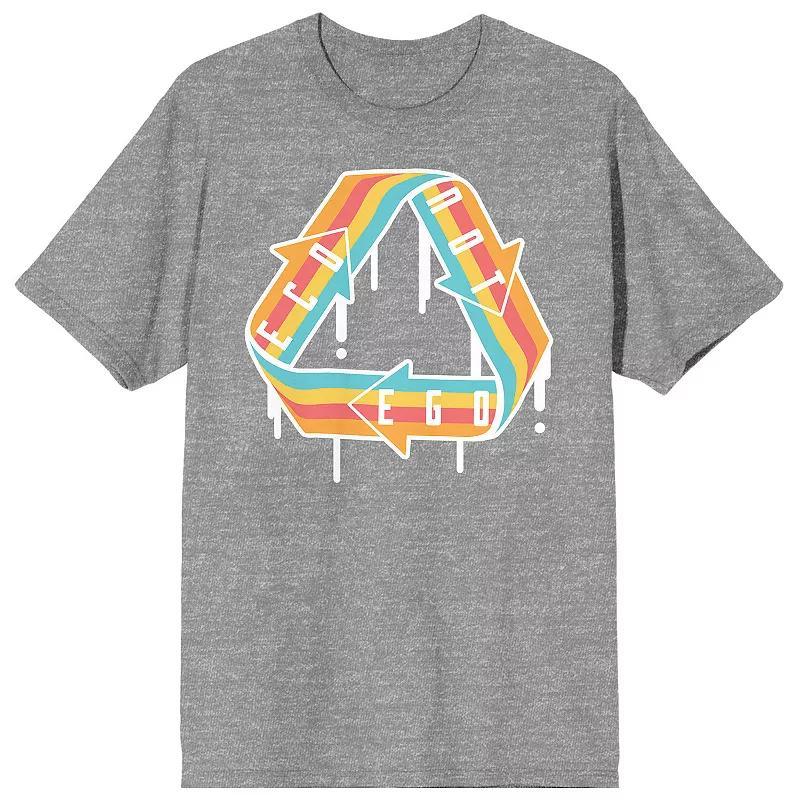 Mens Sunny Days Melting Rainbow Recycle Logo Tee Product Image