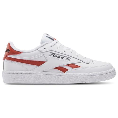 Reebok Womens Reebok Club C Revenge - Womens Shoes White/Brick Red/White Product Image