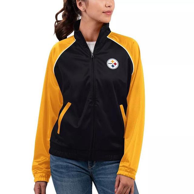 Womens G-III 4Her by Carl Banks Pittsburgh Steelers Showup Fashion Dolman Full-Zip Track Jacket Product Image