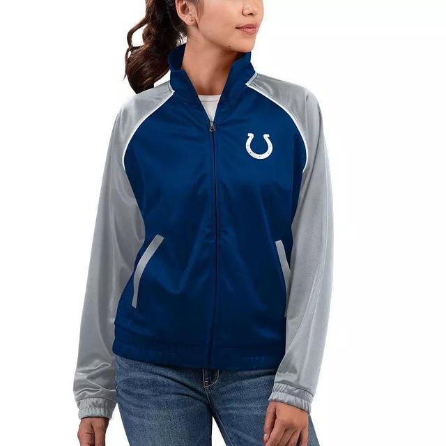 Womens G-iii 4Her by Carl Banks Navy Seattle Seahawks Showup Fashion Dolman Full-Zip Track Jacket Product Image