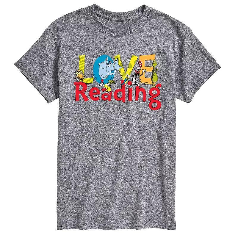 Mens Dr. Seuss Love Reading Tee Product Image