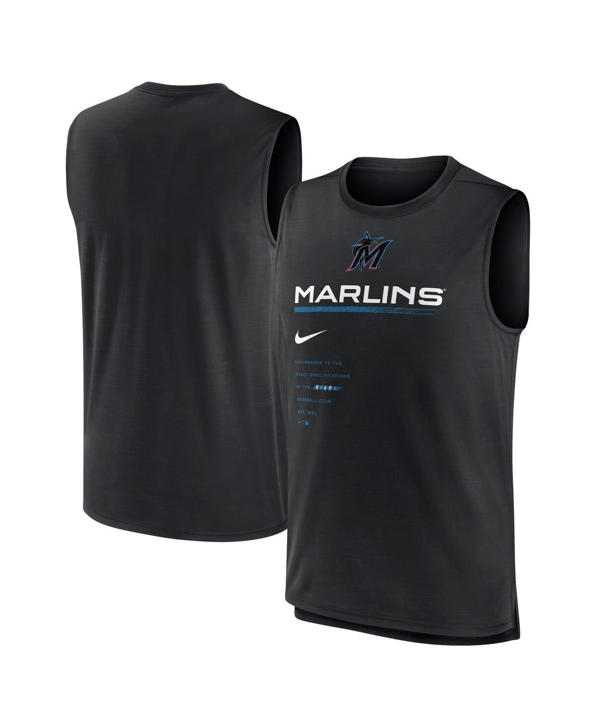 Mens Nike Miami Marlins Exceed Performance Tank Top Product Image