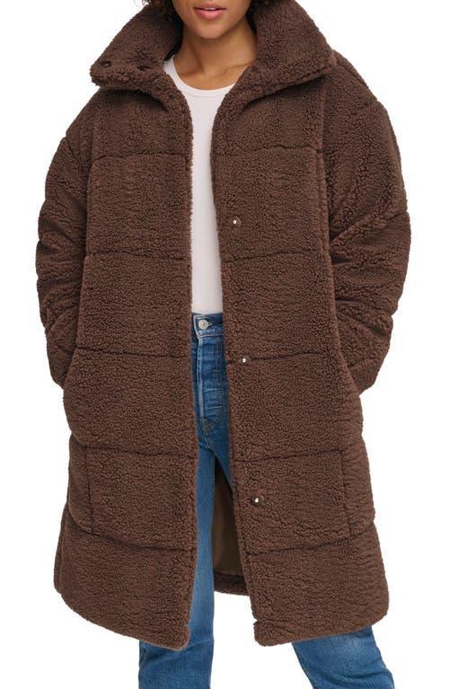 levis Quilted Fleece Long Teddy Coat Product Image